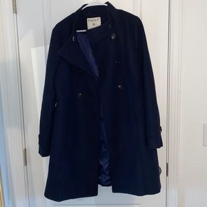 Blue Winter Peacoat